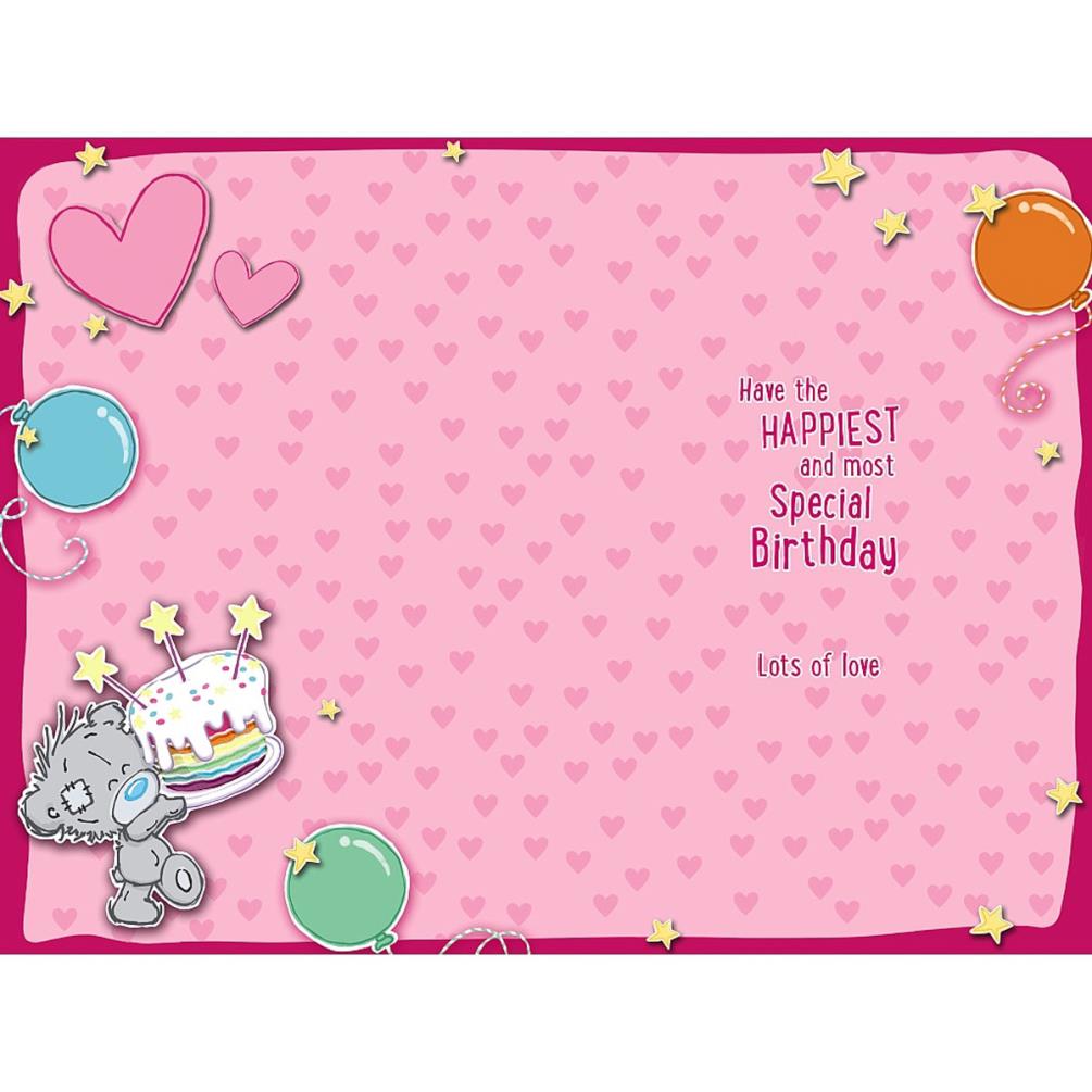 Mummy My Dinky Me to You Bear Birthday Card Extra Image 1